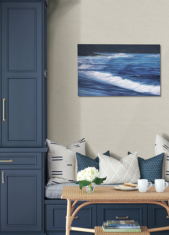 Faux Grasscloth Wallpaper