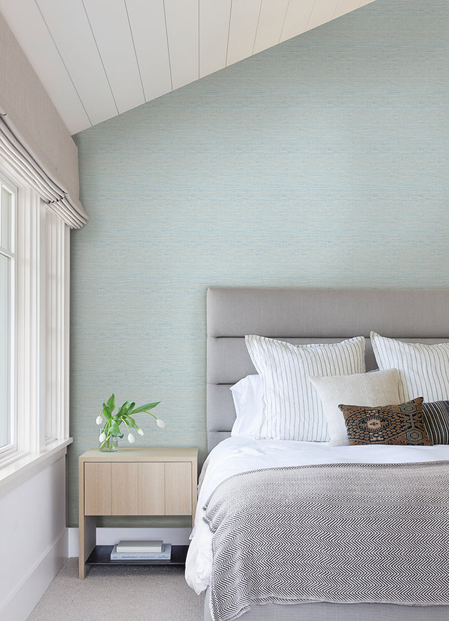 Faux Grasscloth Wallpaper