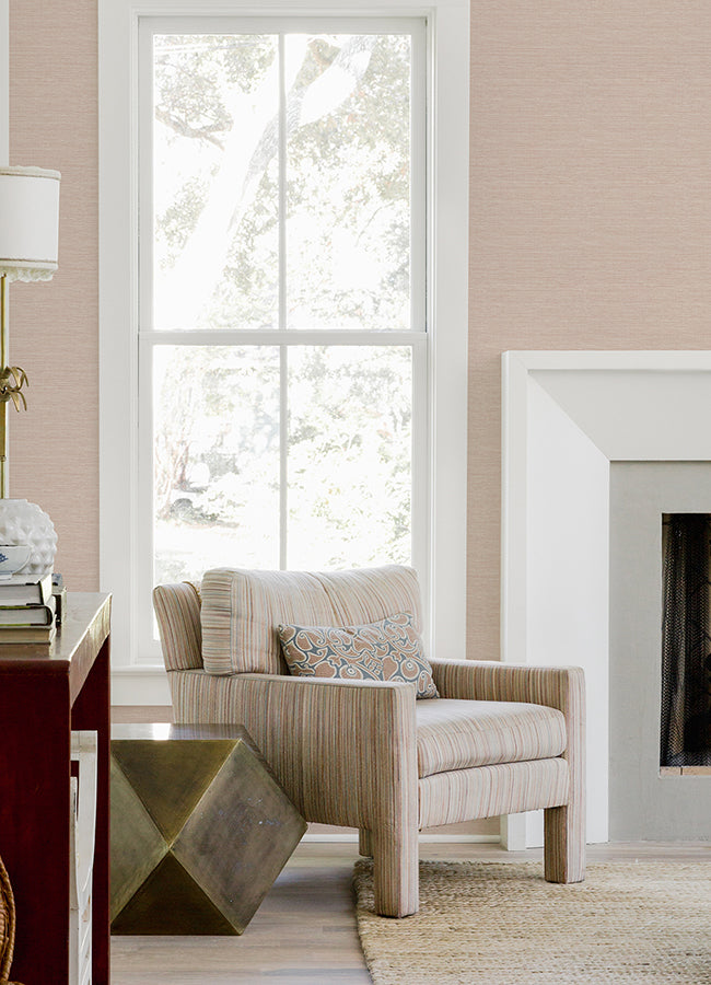 Faux Grasscloth Wallpaper