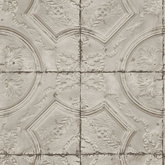 Susanna Vintage Tin Tile Wallpaper