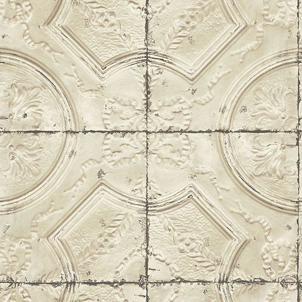 Susanna Vintage Tin Tile Wallpaper