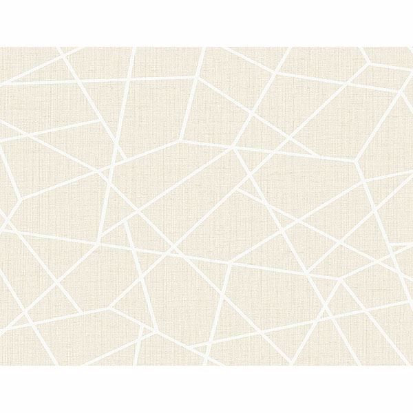 Heath Geometric Linen Wallpaper