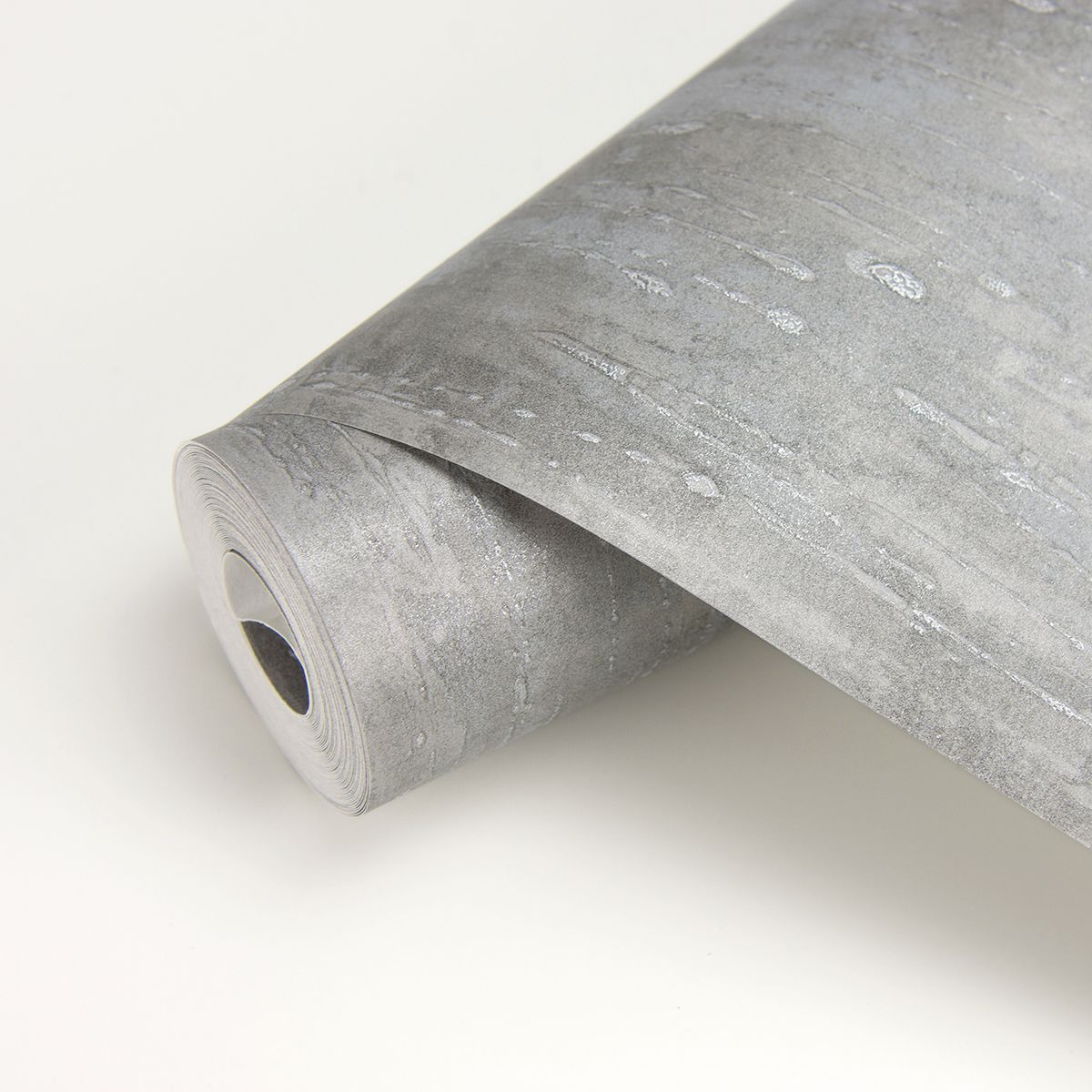 Ara Pewter Distressed Texture Wallpaper
