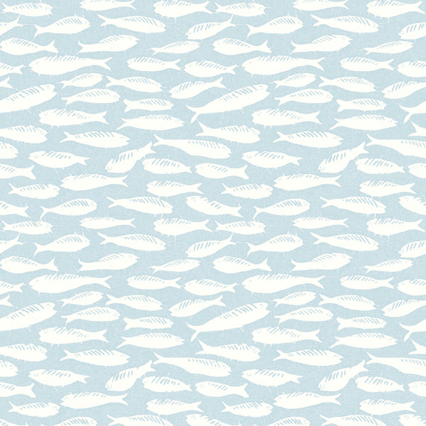 Nunkie Navy Sardine Wallpaper