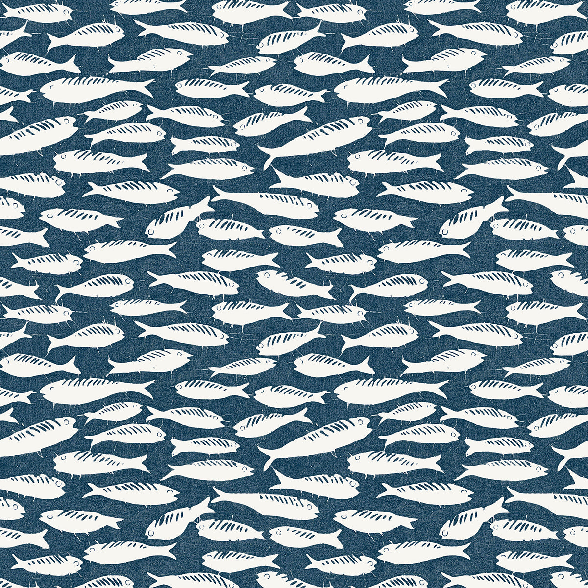 Nunkie Navy Sardine Wallpaper