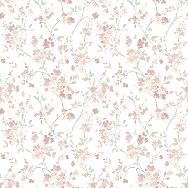 Glinda Floral Trail Wallpaper
