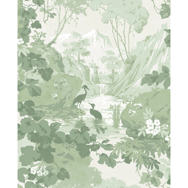 Eden Crane Lagoon Wallpaper