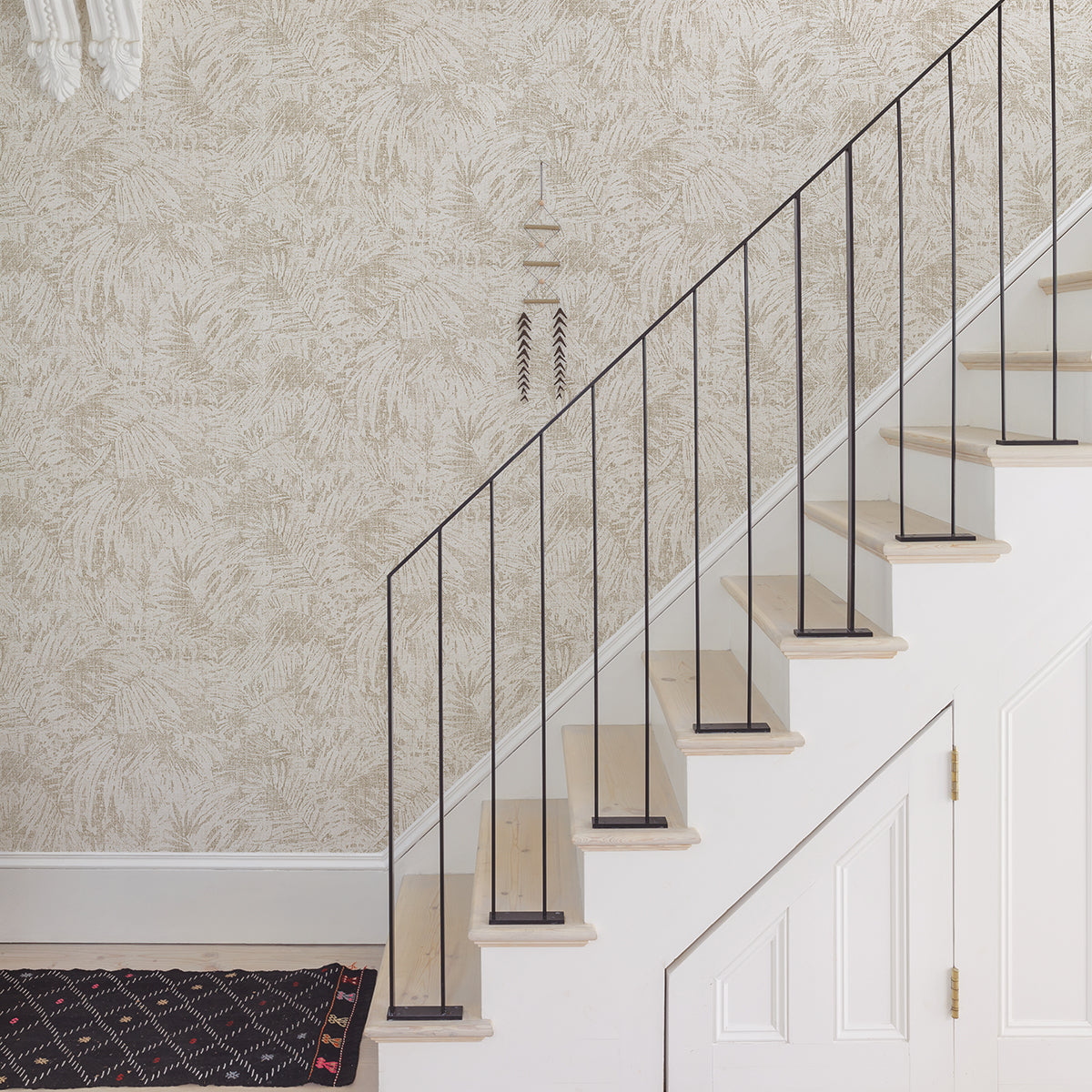 Torquino Off-White Fronds Wallpaper