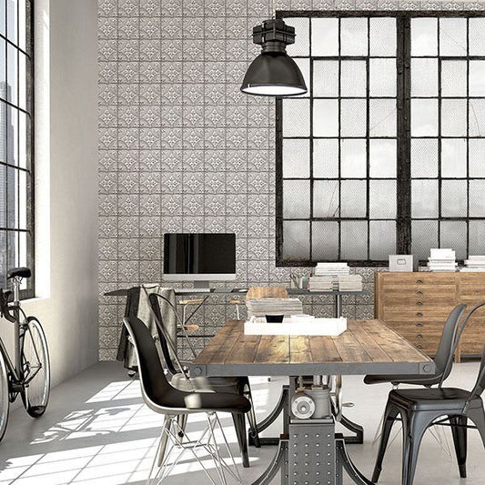 Houston Tin Tile Wallpaper