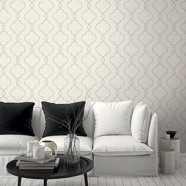 Malo Sisal Ogee Wallpaper