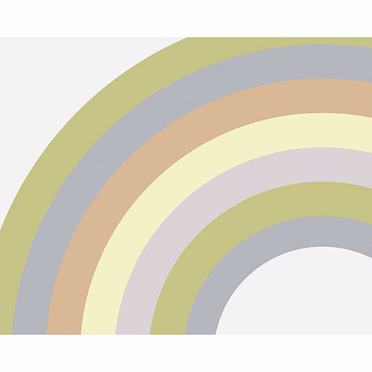 Pastel Rainbow Wall Mural