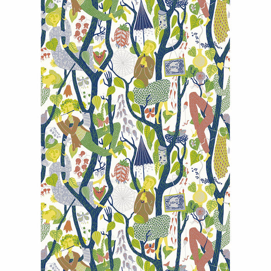 Melodi Multicolor Vintage Wallpaper