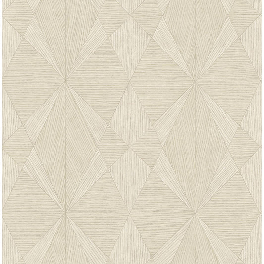 Intrinsic Geometric Wood Wallpaper