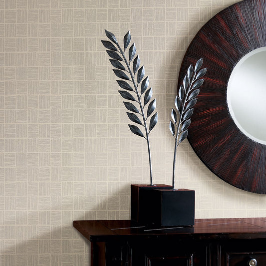 Glint Distressed Geometric Wallpaper