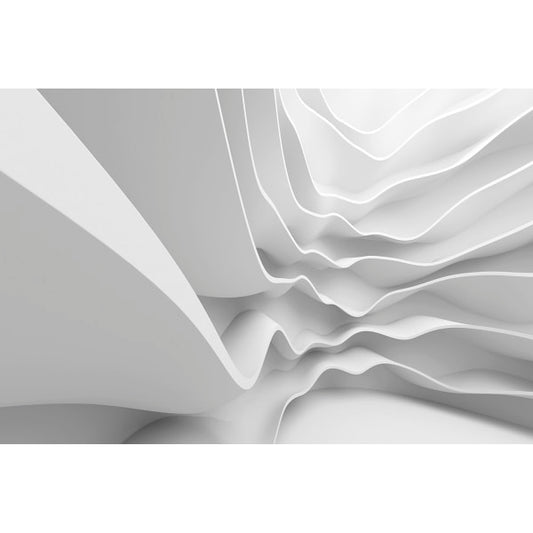 Futuristic Wave Wall Mural