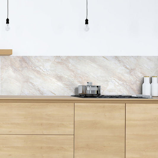 Beige Marble Peel and Stick Backsplash