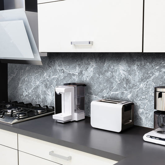 Grey Marble Peel and Stick Backsplash