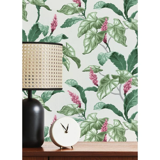 Meridian Parade Tropical Leaves Wallpaper