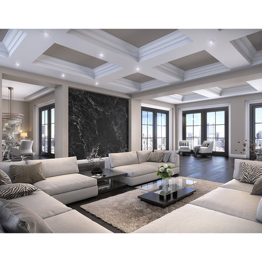 Black Marble Wall Mural