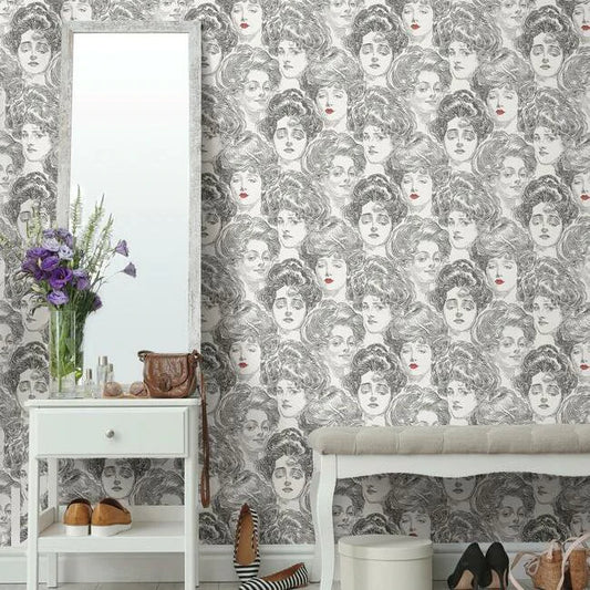 Pucker Up Buttercup Premium Peel and Stick Wallpaper